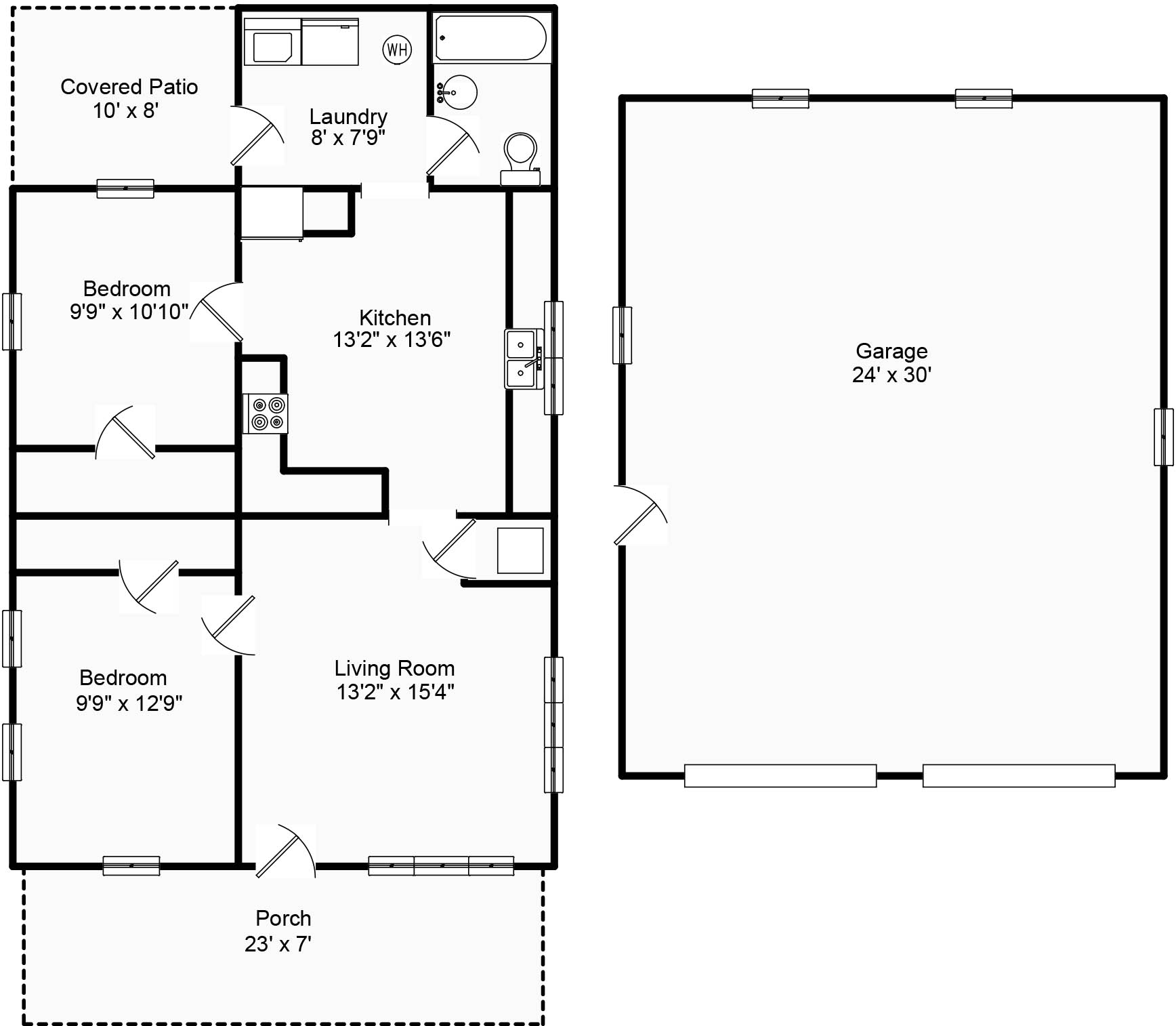 105 W South Street, Oakley, IL Floorplan